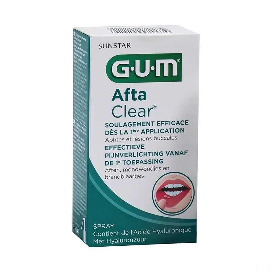 Gum Afta Clear Spray aphtes et lésions buccales