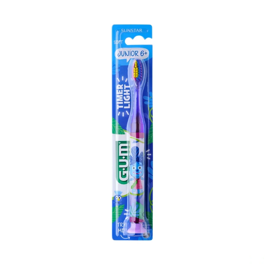 Gum Sunstar Brosse à Dents Timer Light 6 ans et +