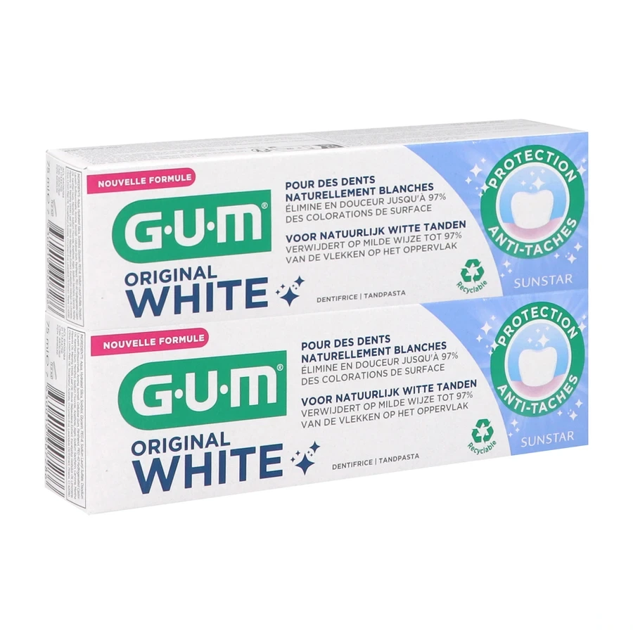 Gum Original White Dentifrice Blancheur