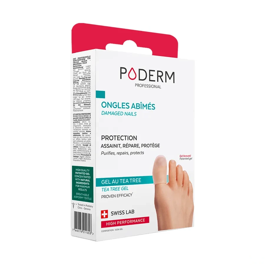 Poderm Capuchon d'Orteil Ongles Abîmés