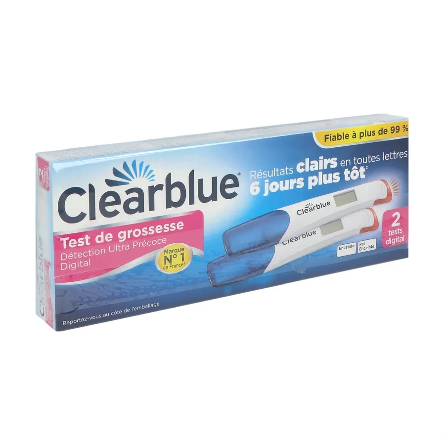 Clearblue Test de Grossesse Détection Ultra Précoce