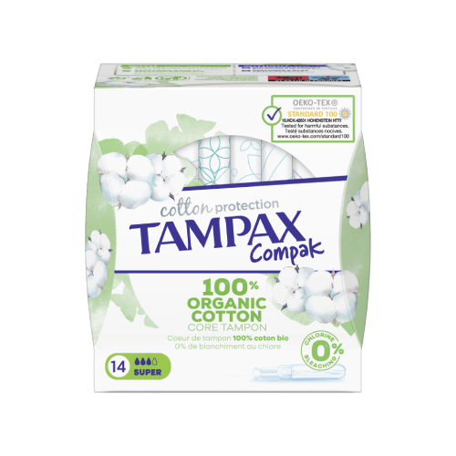 Tampax Compak Cotton Tampons Périodiques