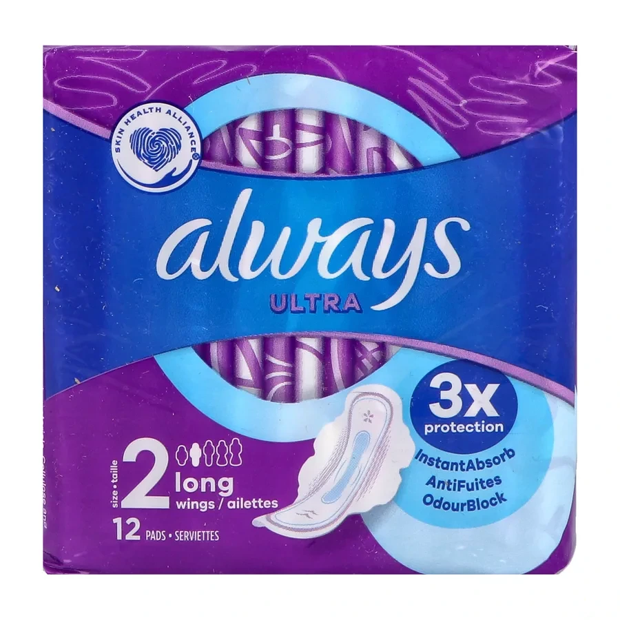 Always Ultra Serviettes périodiques avec ailettes