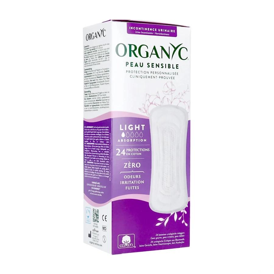 Organyc Protections Fuites Urinaires Bio