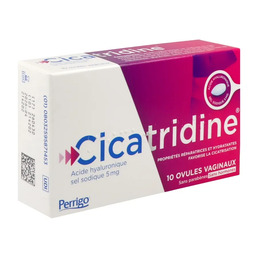 Cicatridine ovules vaginaux