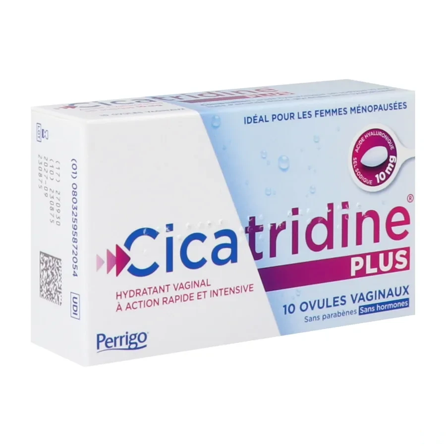 Cicatridine ovules vaginaux