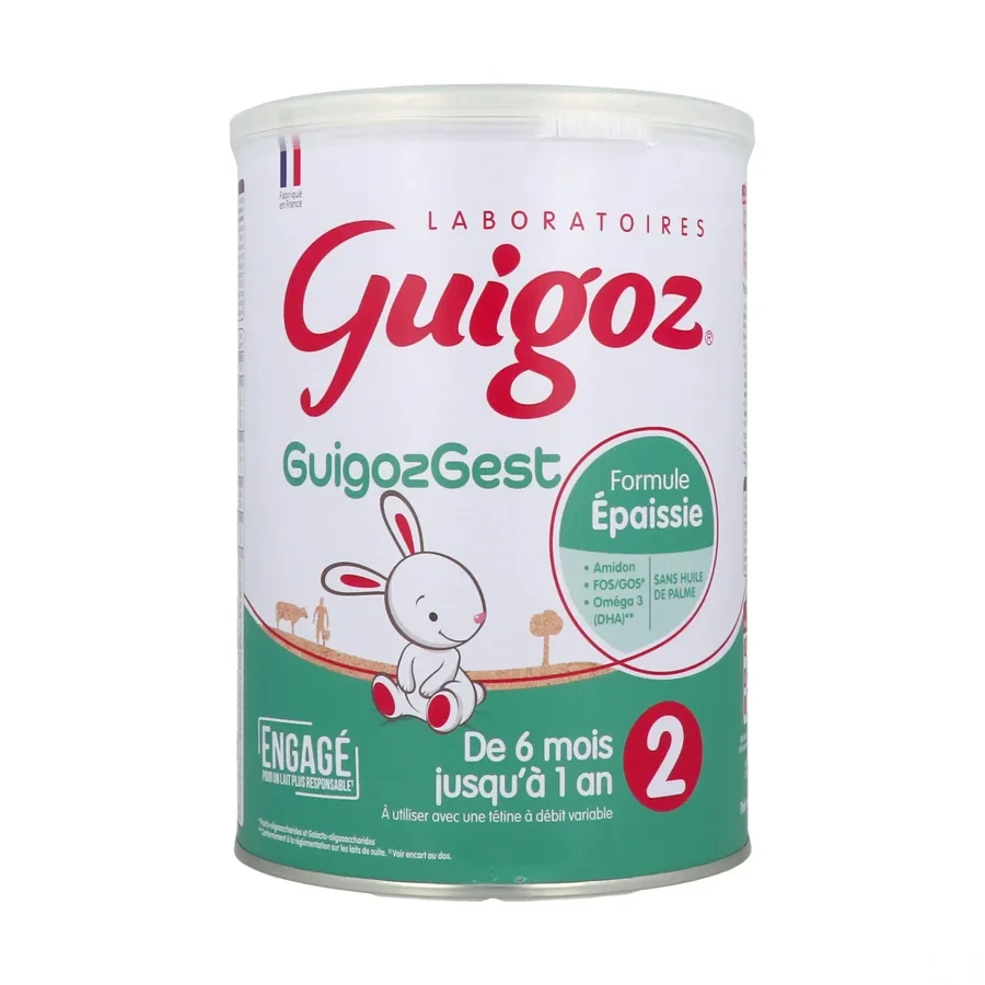 GuigozGest Lait 2eme âge Formule épaissie