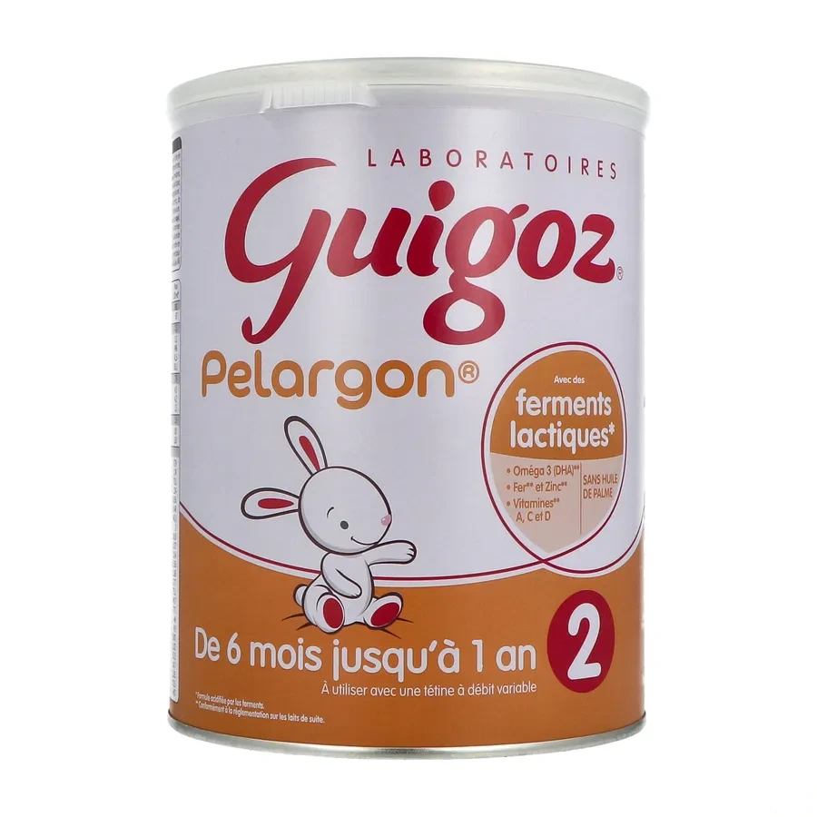 Guigoz Pelargon Lait 2ème âge