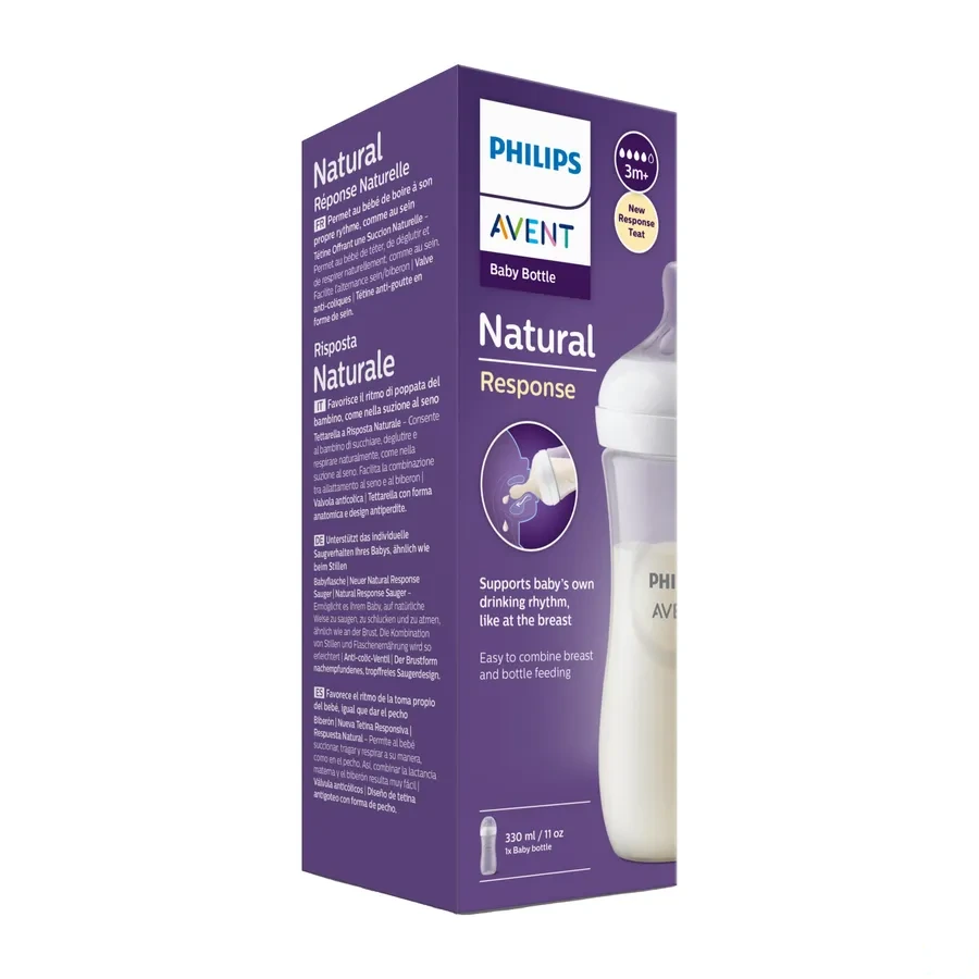 Avent Natural Response Biberon Plastique