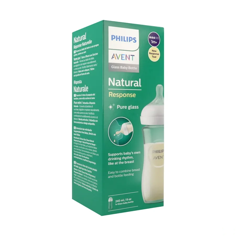 Avent Natural Response Pure Glass Biberon Verre