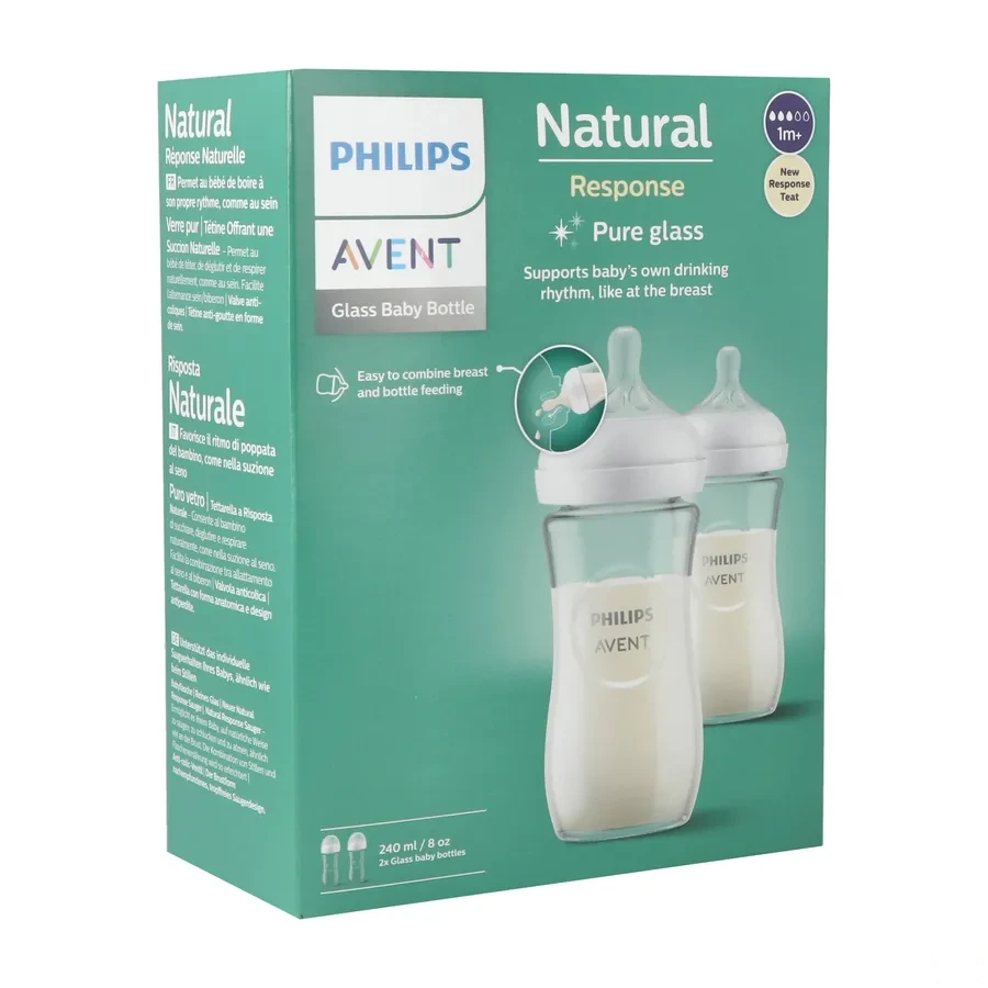 Avent Natural Response Pure Glass Biberon Verre