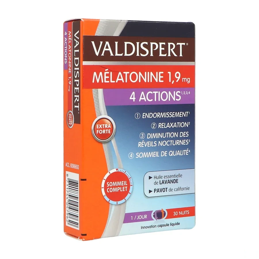 Valdispert Mélatonine 4 Actions