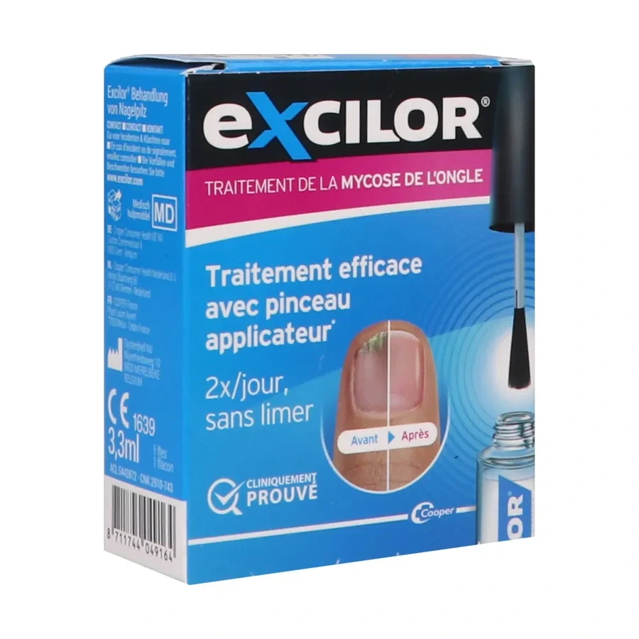 Excilor Mycose de l'Ongle Solution et Stylet