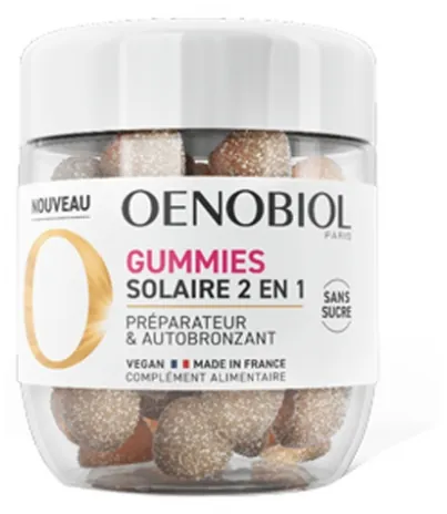 Oenobiol Gummies Solaire 2 en 1