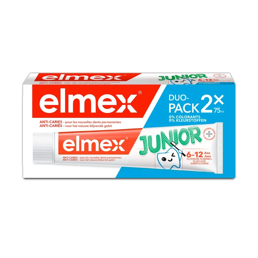 Elmex Dentifrice Junior 6-12 ans