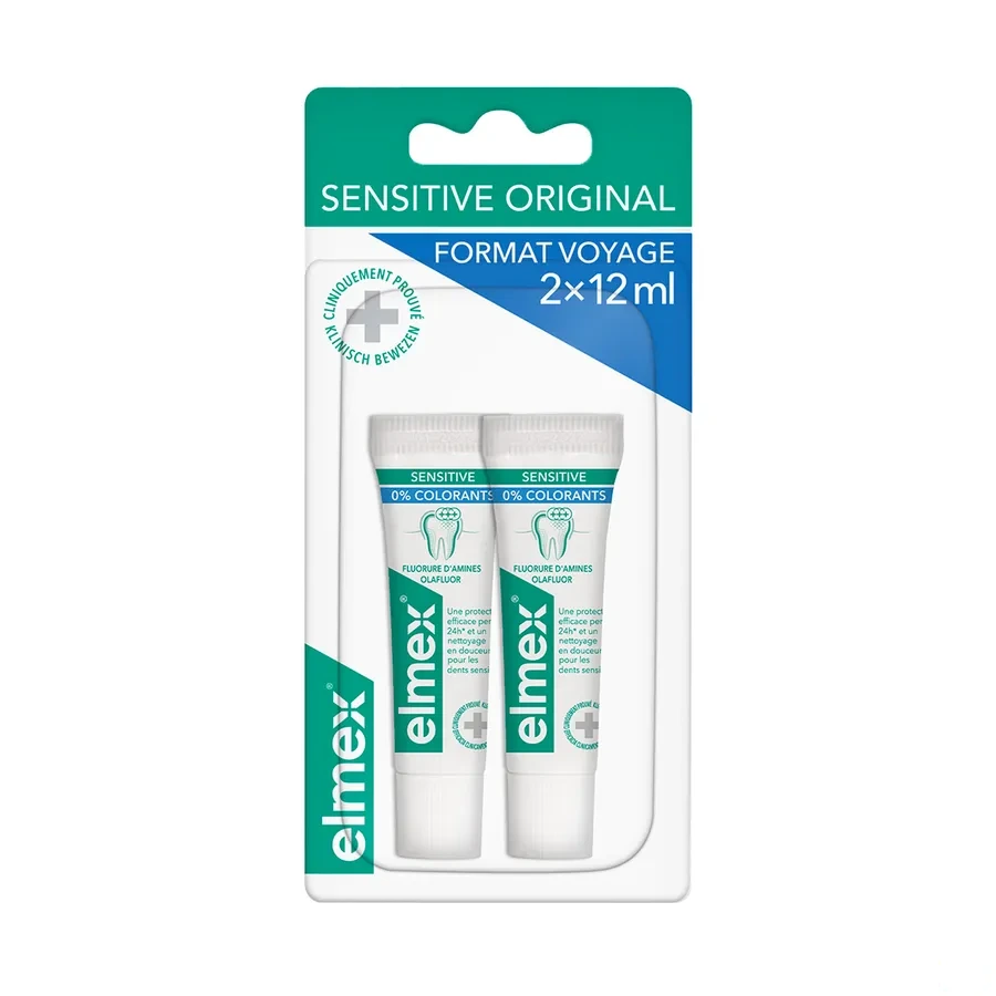 Elmex Sensitive Dentifrice Format Voyage