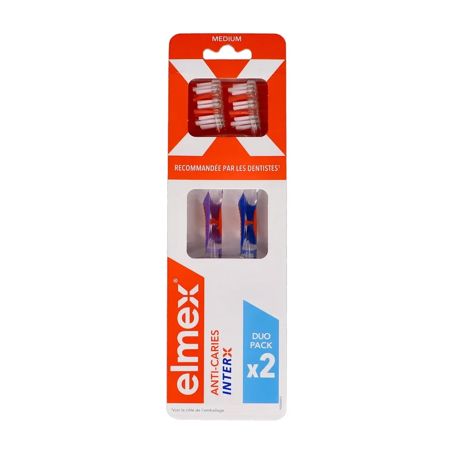 Elmex InterX Brosse à Dents Protection Caries Medium