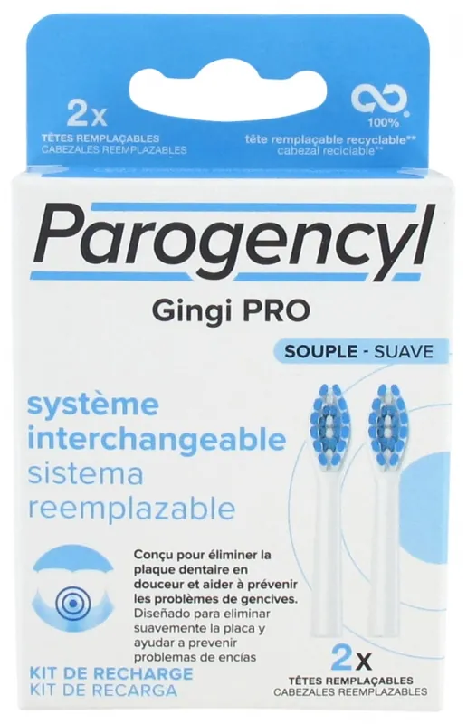 Parogencyl Gingi Pro Brosse à Dents Tête Remplaçable