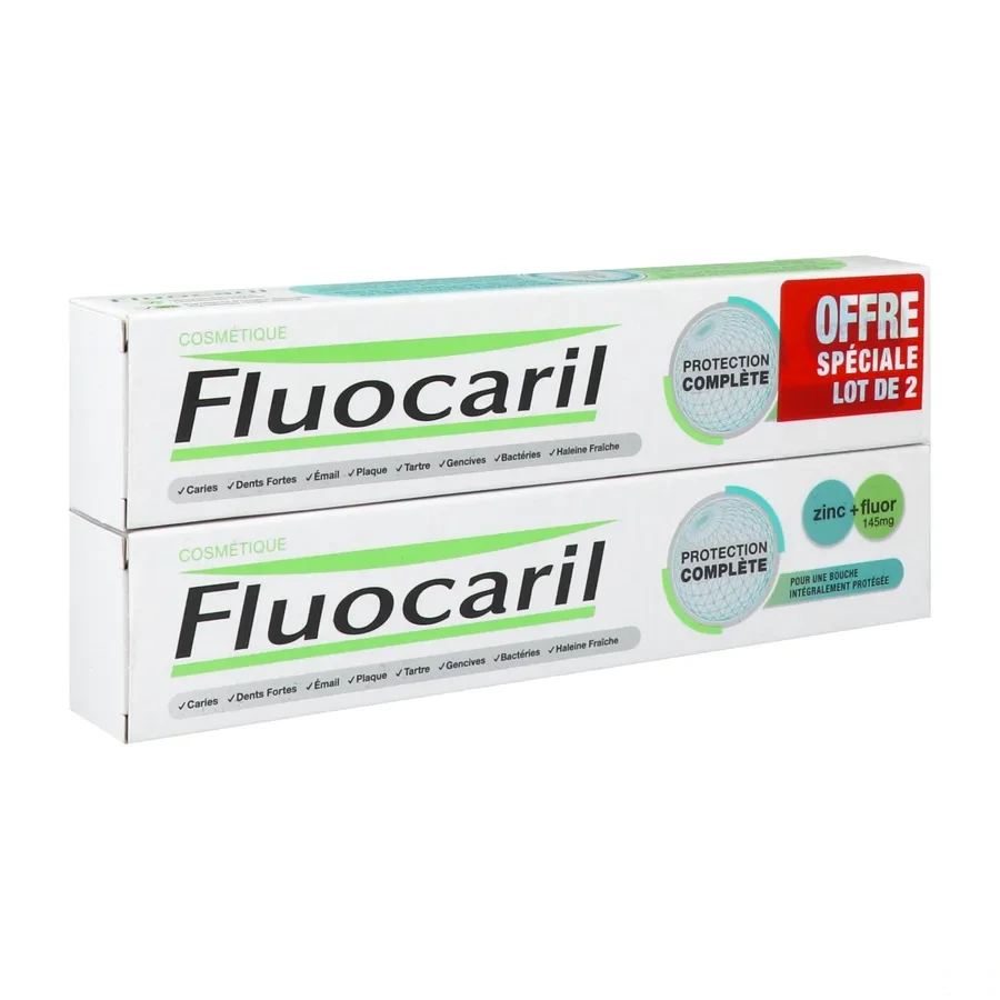 Fluocaril Protection Complète Dentifrice Zinc + Fluor