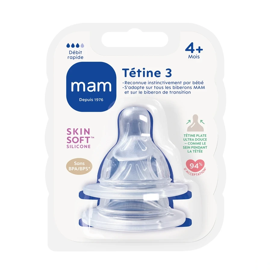 MAM Tétines silicone x2