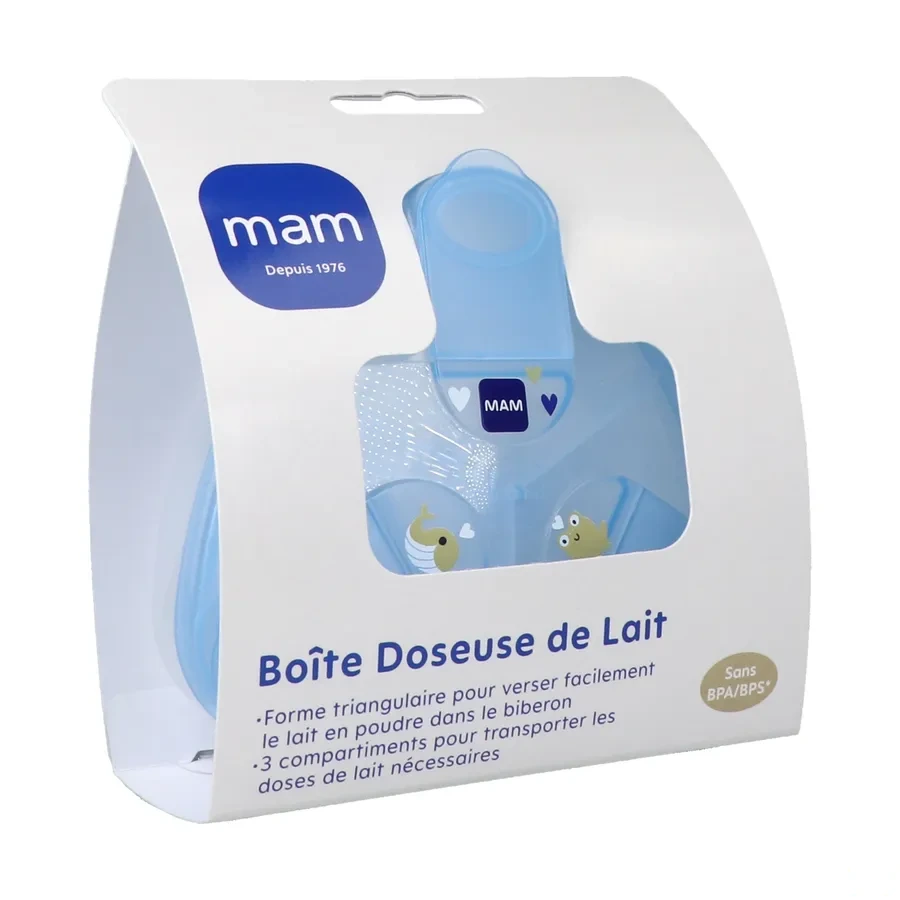 MAM Boîte Doseuse de Lait à 3 compartiments
