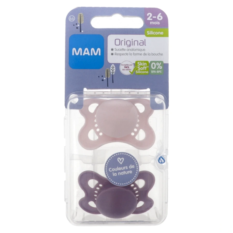MAM Original Sucettes Silicone 2-6 mois