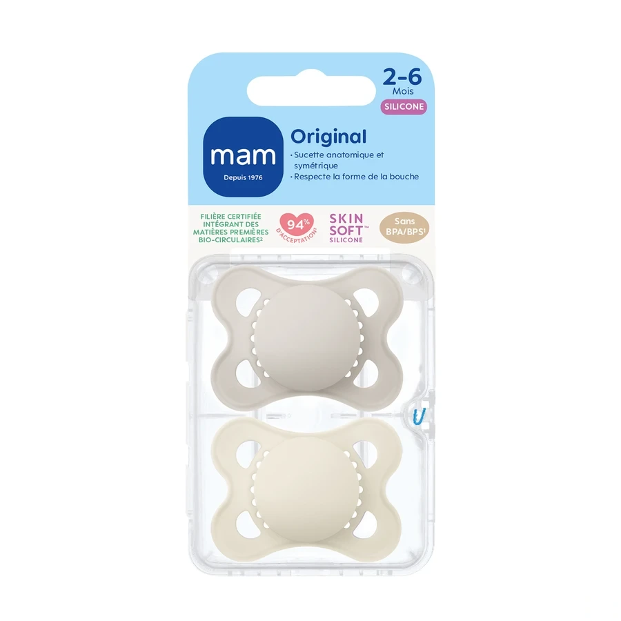 MAM Original Sucettes Silicone 2-6 mois