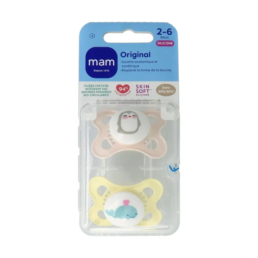 MAM Original Sucettes Silicone 2-6 mois