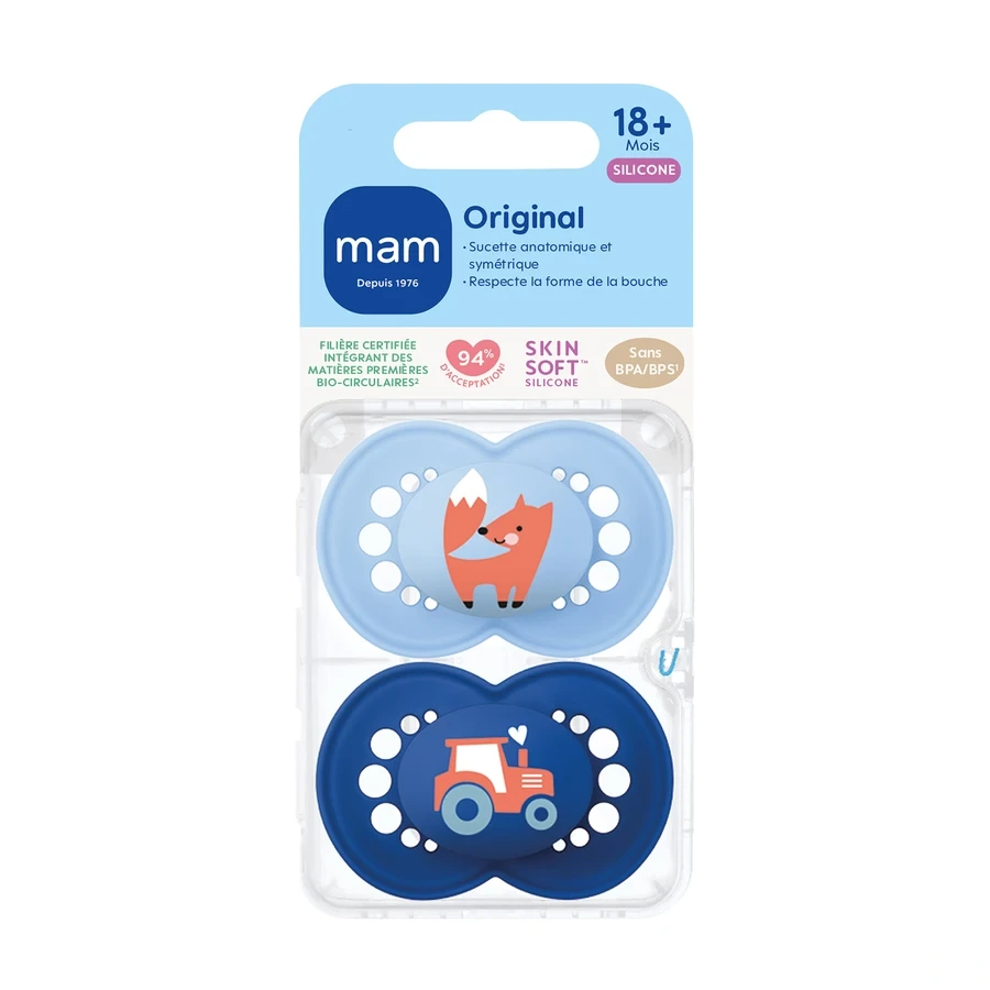 MAM Original Sucette Silicone 18 mois et +