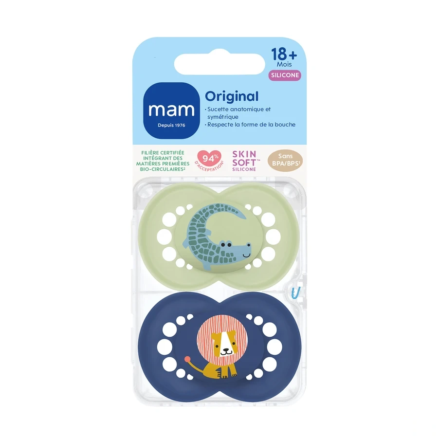 MAM Original Sucette Silicone 18 mois et +