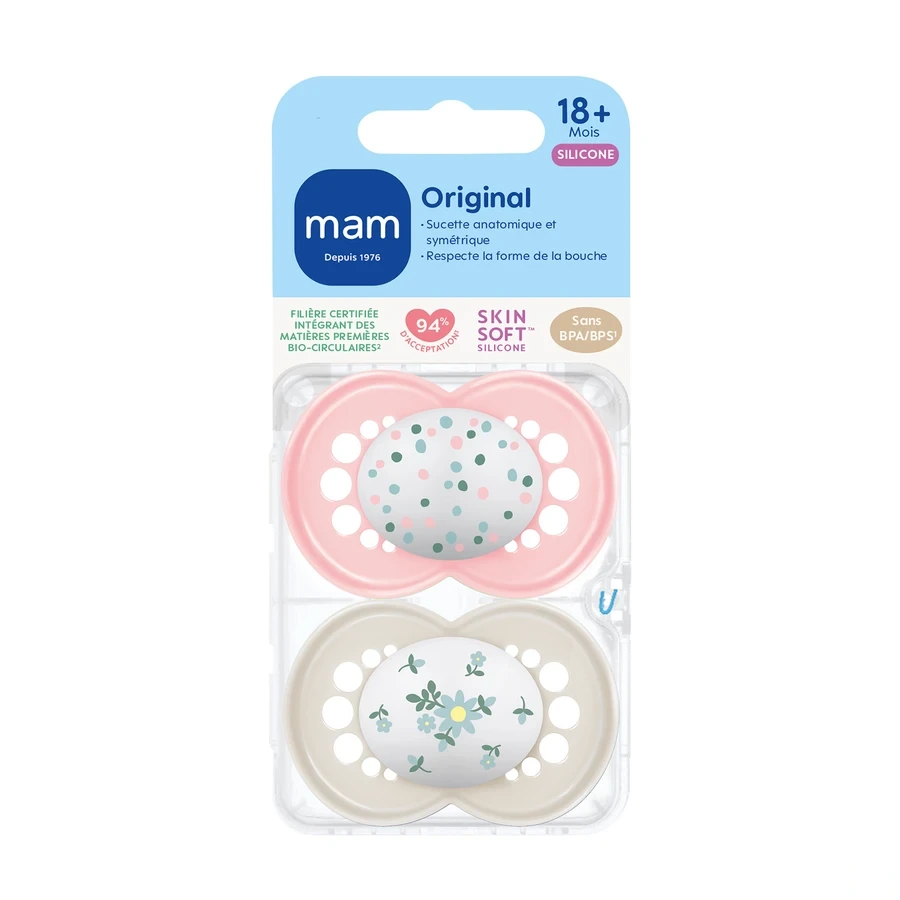 MAM Original Sucette Silicone 18 mois et +