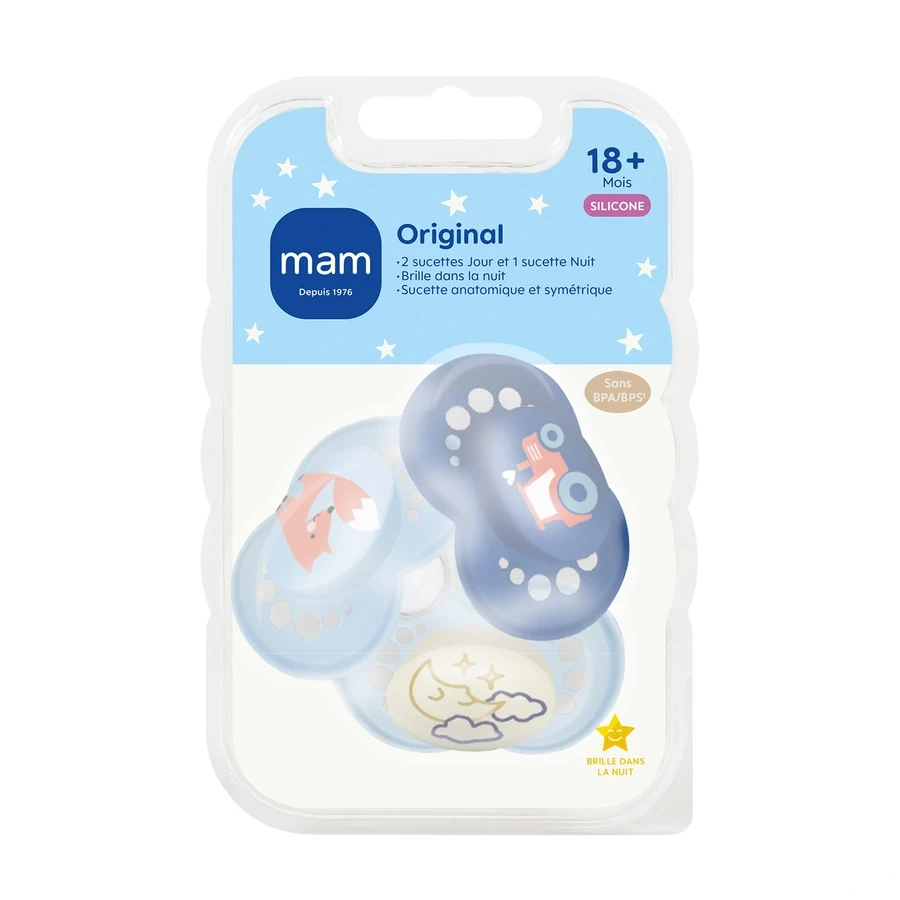 MAM Original Sucette Silicone 18 mois et +