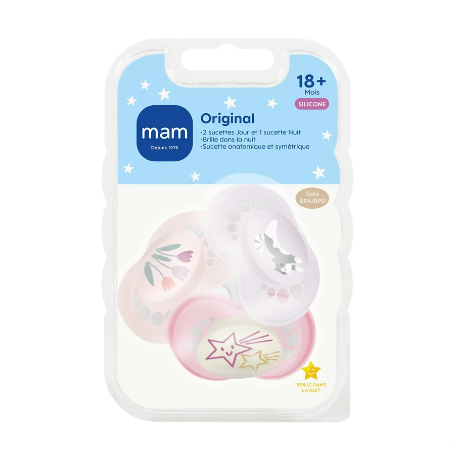 MAM Original Sucette Silicone 18 mois et +