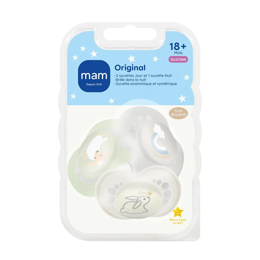 MAM Original Sucette Silicone 18 mois et +
