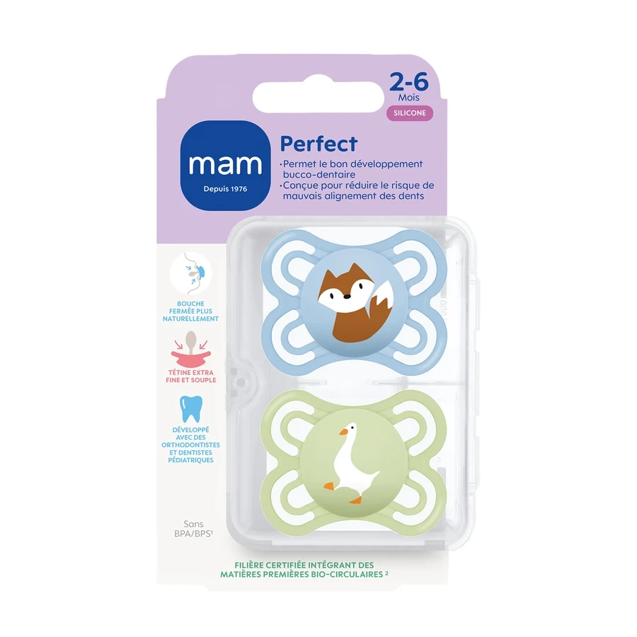 MAM Perfect Sucette Silicone 2-6 mois