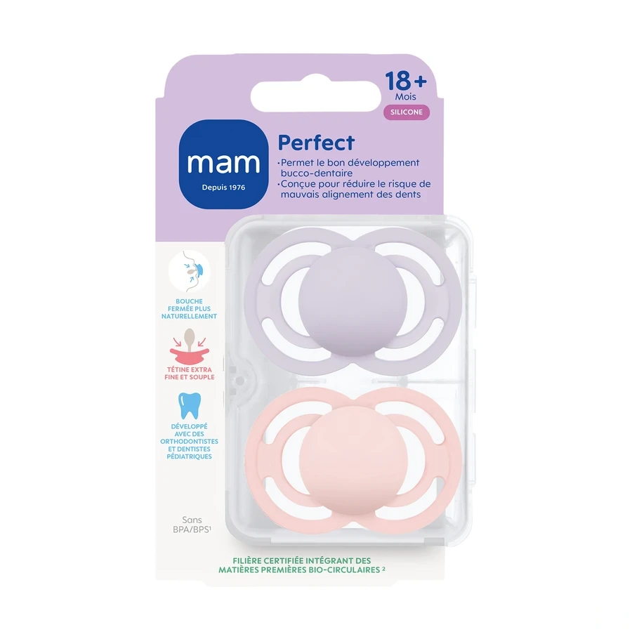 MAM Perfect Sucette Silicone +18 Mois