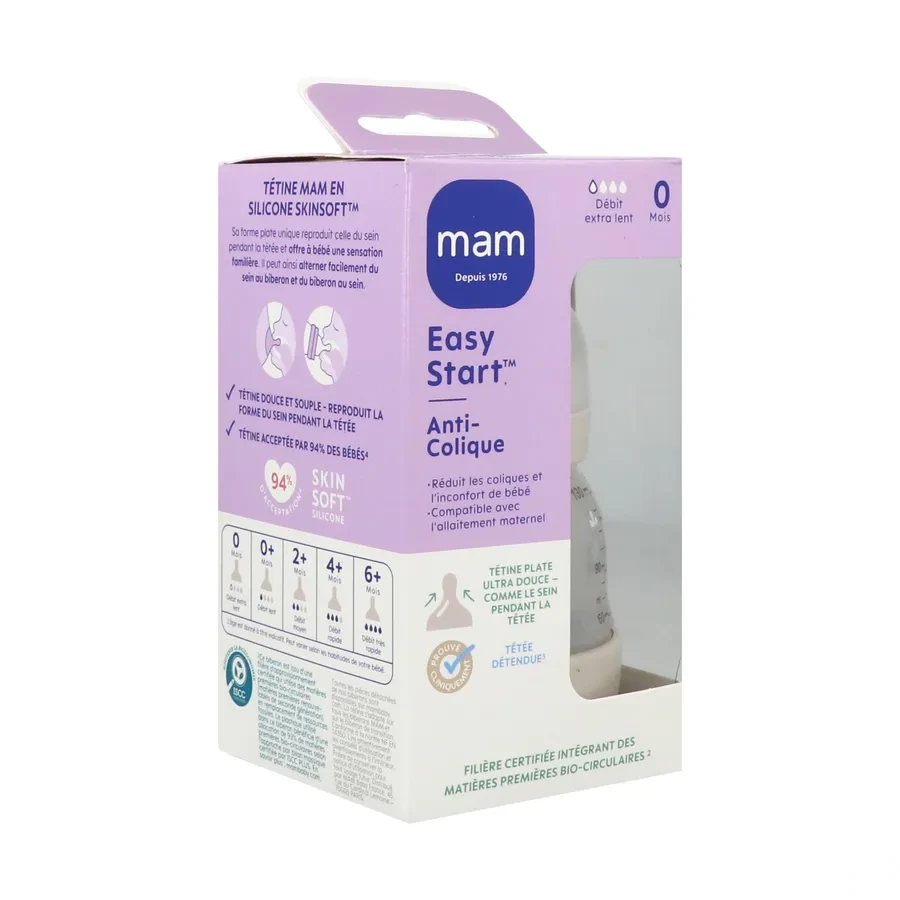 MAM Easy Start Biberon Anti-colique 130ml