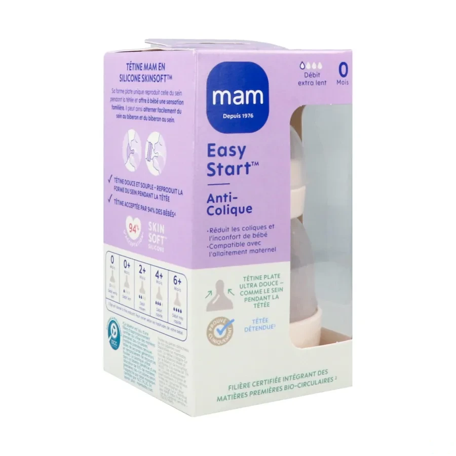 MAM Easy Start Biberon Anti-colique 130ml